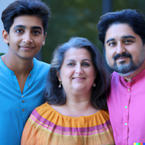 Picture of parents who would immigrate on an IR5 visa
